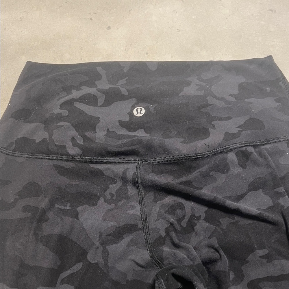 Lululemon Black Camo Leggings